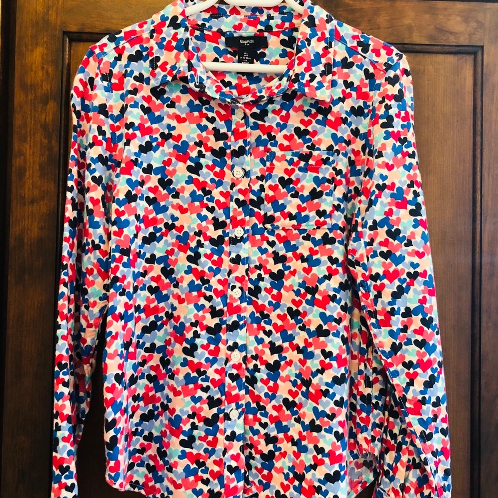 GapKids girls button down shirt